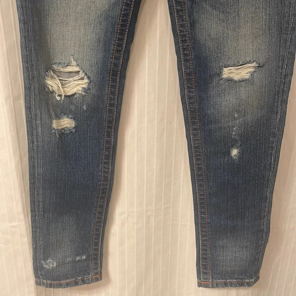 MissMe - Boyfriend Ankle - Distressed Jeans - Size 24 - Picture 3 of 10